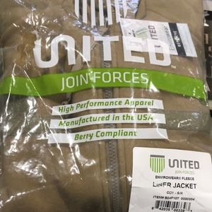 Envirowear Fleece Liner Jacket small/regular NWT